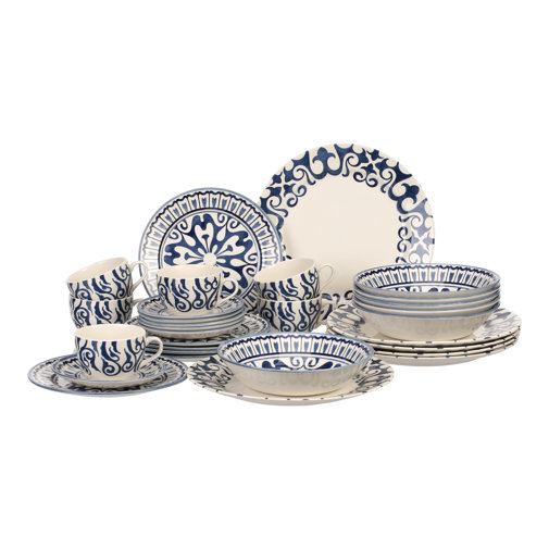 Creatable 30-tlg. Kombiservice Henna Blue für 6 Personen & Bewertungen